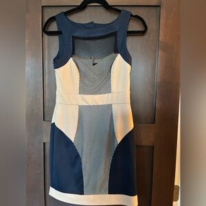 AKIRA Black Label Cream and Black Dress